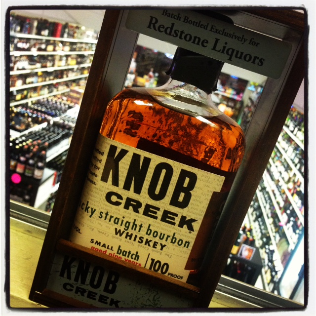 Redstone Liquors Exclusive bottling of Knob Creek