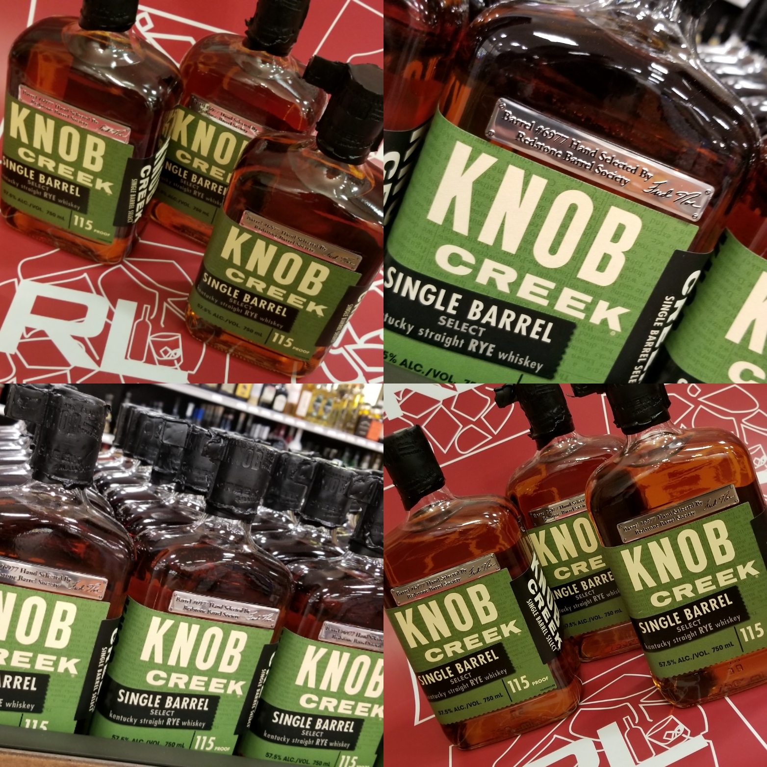 Knob Creek Single Barrel Rye (Redstone Barrel Society pick)