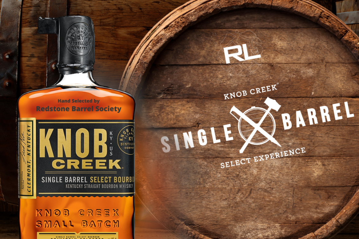 Redstone Barrel Society KNob Creek Single barrel Bourbon
